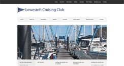 Desktop Screenshot of lowestoftcruisingclub.co.uk